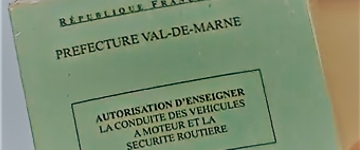 La demande d’autorisation d’enseigner la conduite